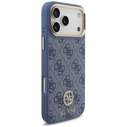 Etui Guess 4G Strass Logo MagSafe na iPhone 18 Pro Max / 17 Pro Max - niebieskie_3