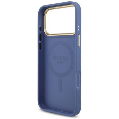 Etui Guess 4G Strass Logo MagSafe na iPhone 18 Pro Max / 17 Pro Max - niebieskie_6