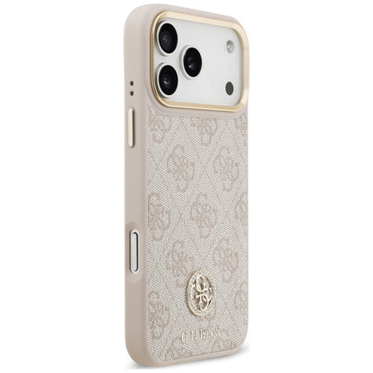 Etui Guess 4G Strass Logo MagSafe na iPhone 18 Pro Max / 17 Pro Max - różowe_3