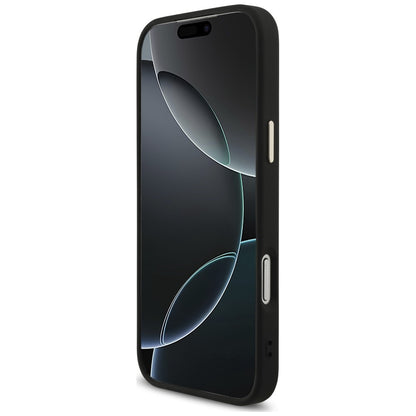 Etui Guess 4G Triangle Logo MagSafe na iPhone 18 Pro Max / 17 Pro Max czarny - złote_4