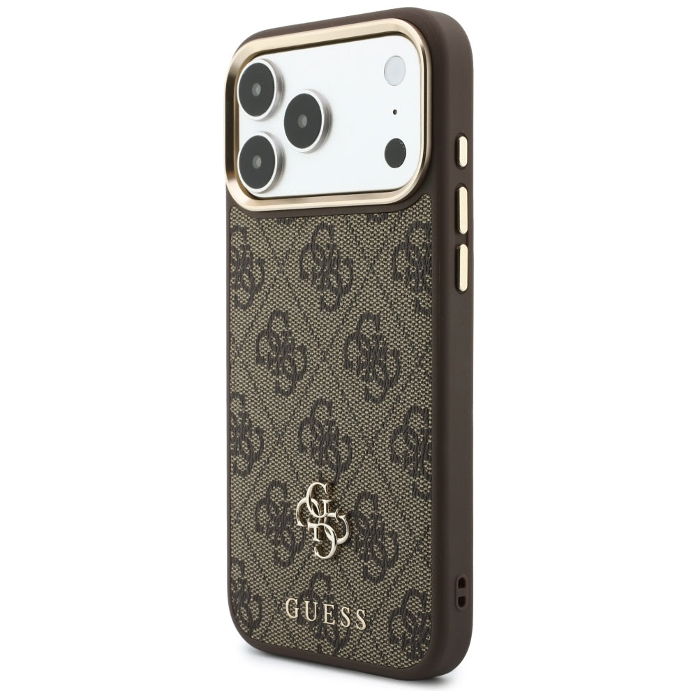 Etui Guess 4G z portfelem Magsafe na iPhone 18 Pro / 17 Pro - brązowe_1