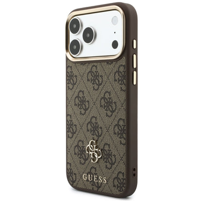 Etui Guess 4G z portfelem Magsafe na iPhone 18 Pro / 17 Pro - brązowe_1