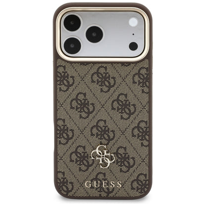 Etui Guess 4G z portfelem Magsafe na iPhone 18 Pro Max / 17 Pro Max - brązowe_2