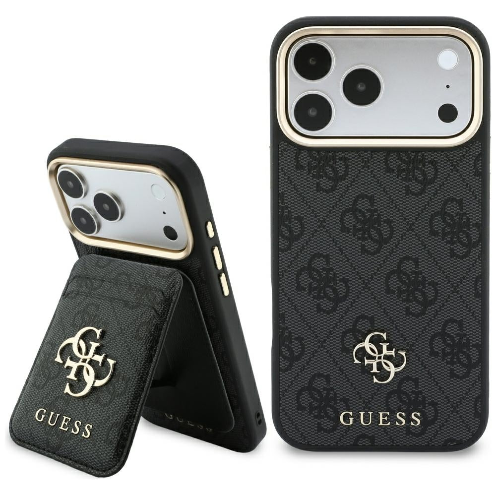 Etui Guess 4G z portfelem Magsafe na iPhone 18 Pro Max / 17 Pro Max - czarne_0