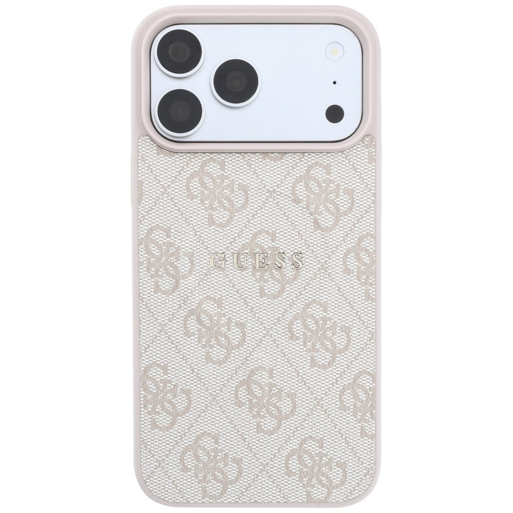 Etui Guess Embossed 4G Ring Classic MagSafe na iPhone 18 Pro / 17 Pro - różowe_2