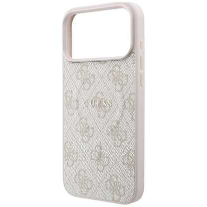 Etui Guess Embossed 4G Ring Classic MagSafe na iPhone 18 Pro / 17 Pro - różowe_5