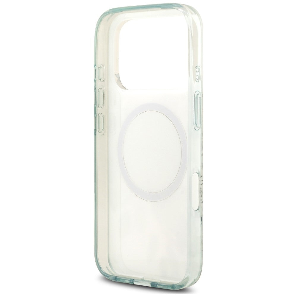 Etui Guess IML Flower & Tonal Circle MagSafe na iPhone 18 Pro Max / 17 Pro Max - zielone_6