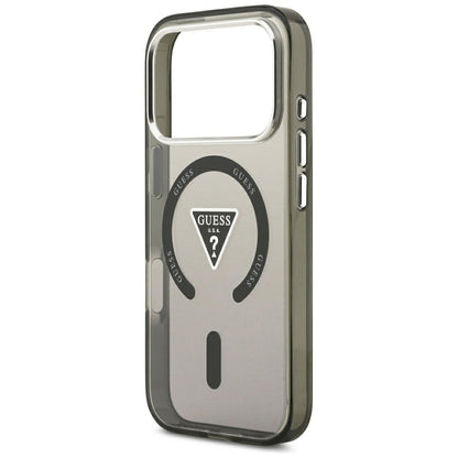 Etui Guess IML Gradient Triangle Logo MagSafe na iPhone 18 Pro Max / 17 Pro Max - czarne_5
