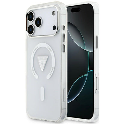 Etui Guess IML Gradient Triangle Logo MagSafe na iPhone 18 Pro Max / 17 Pro Max - przezroczyste_0