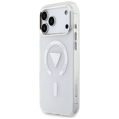 Etui Guess IML Gradient Triangle Logo MagSafe na iPhone 18 Pro Max / 17 Pro Max - przezroczyste_1