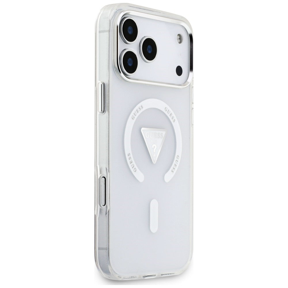 Etui Guess IML Gradient Triangle Logo MagSafe na iPhone 18 Pro Max / 17 Pro Max - przezroczyste_3