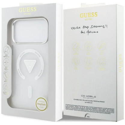 Etui Guess IML Gradient Triangle Logo MagSafe na iPhone 18 Pro Max / 17 Pro Max - przezroczyste_7