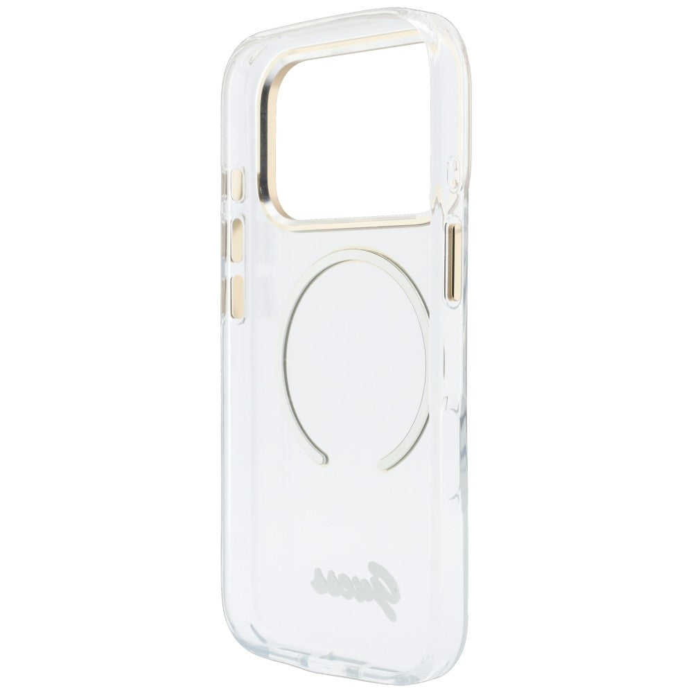 Etui Guess IML Script Metal MagSafe na iPhone 18 Pro / 17 Pro - przezroczyste_6