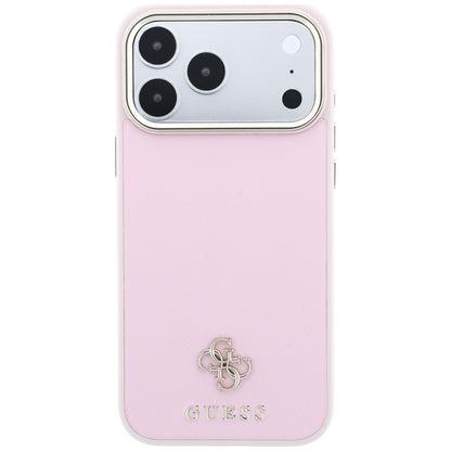 Etui Guess Saffiano Small 4G & Classic Logo MagSafe na iPhone 18 Pro / 17 Pro - różowe_2