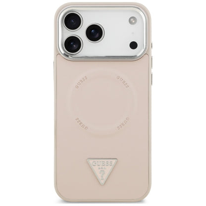 Etui Guess Triangle Logo MagSafe na iPhone 18 Pro Max / 17 Pro Max - różowe_2