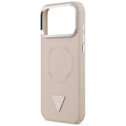 Etui Guess Triangle Logo MagSafe na iPhone 18 Pro Max / 17 Pro Max - różowe_5