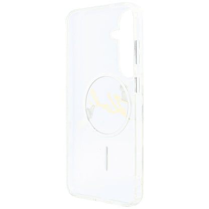 Etui Karl Lagerfeld IML Choupettes Karl Script Logo MagSafe na Samsung Galaxy S26 FE - przezroczyste_6
