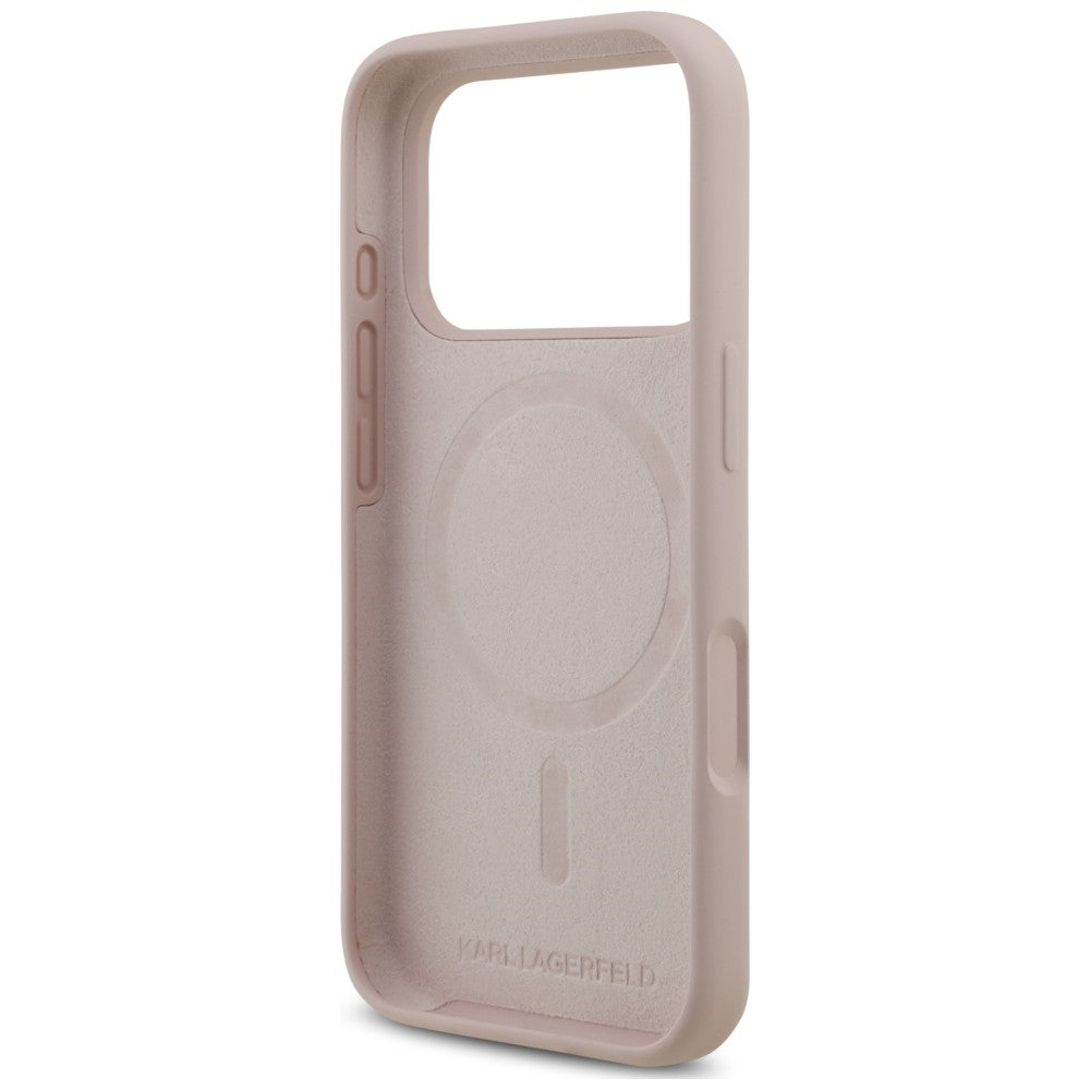 Etui Karl Lagerfeld Silicone Karl&Choupette Ring MagSafe na iPhone 18 Pro / 17 Pro - czarne_6