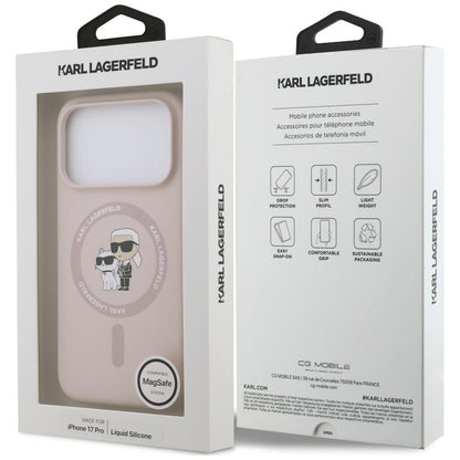 Etui Karl Lagerfeld Silicone Karl&Choupette Ring MagSafe na iPhone 18 Pro / 17 Pro - czarne_7