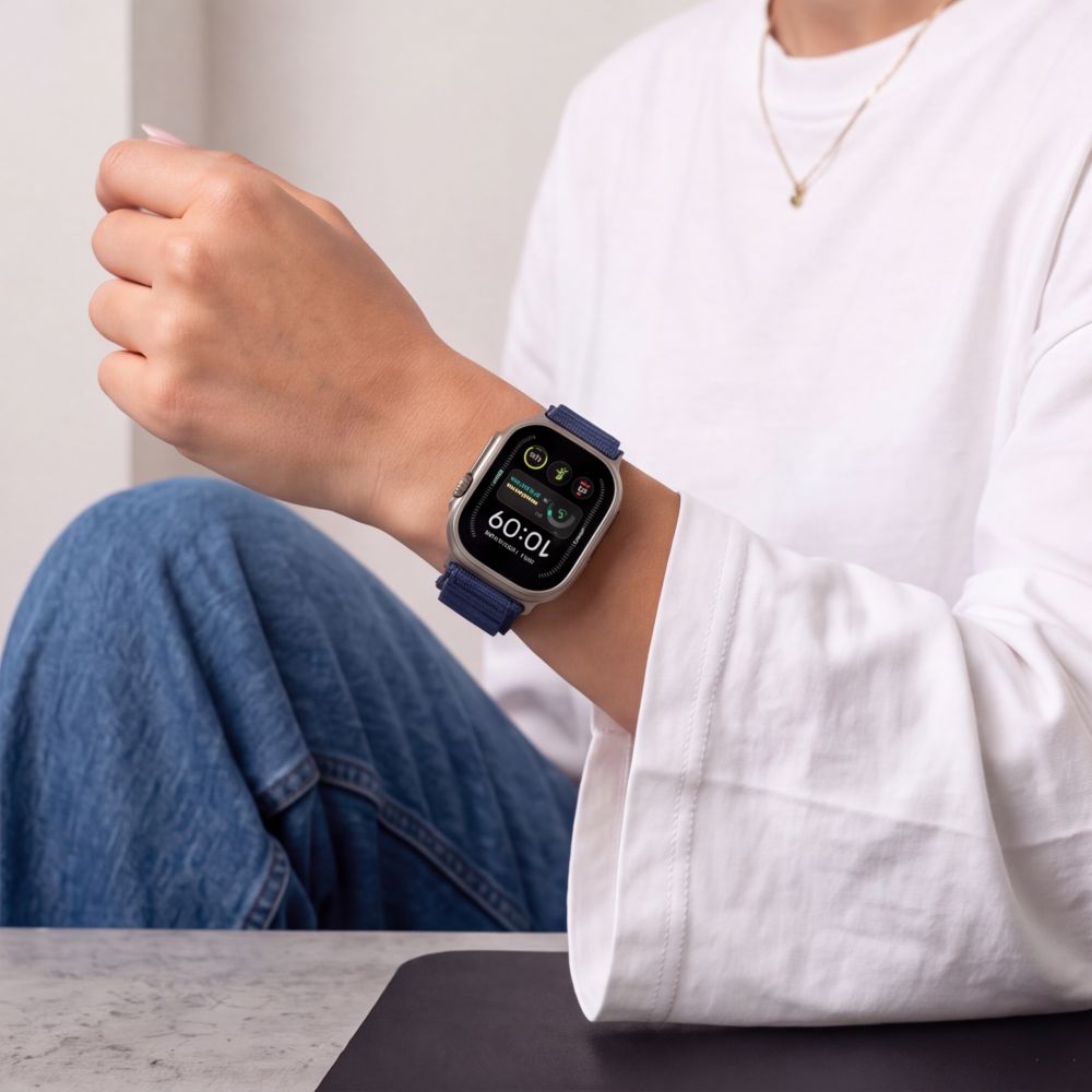 Pasek Tech-Protect Nylon Pro na Apple Watch 44 / 45 / 46 / 49 mm - granatowy_6