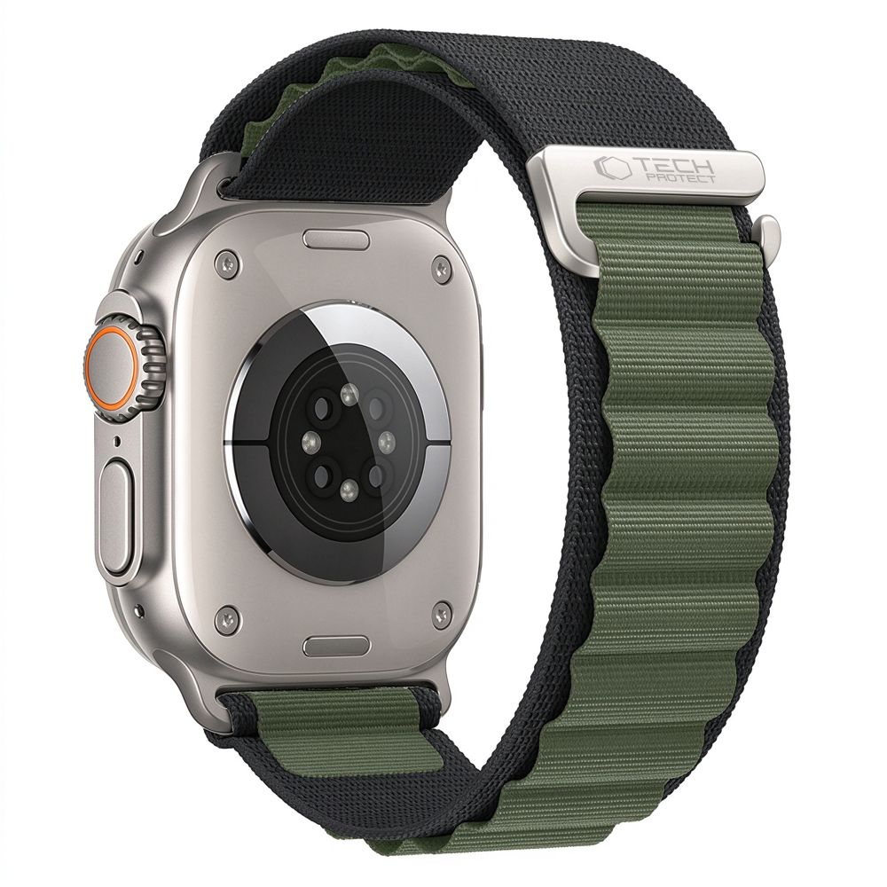 Pasek Tech-Protect Nylon Pro na Apple Watch 44 / 45 / 46 / 49 mm - zielony_0