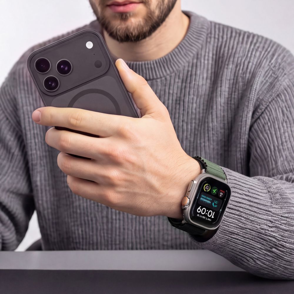 Pasek Tech-Protect Nylon Pro na Apple Watch 44 / 45 / 46 / 49 mm - zielony_3