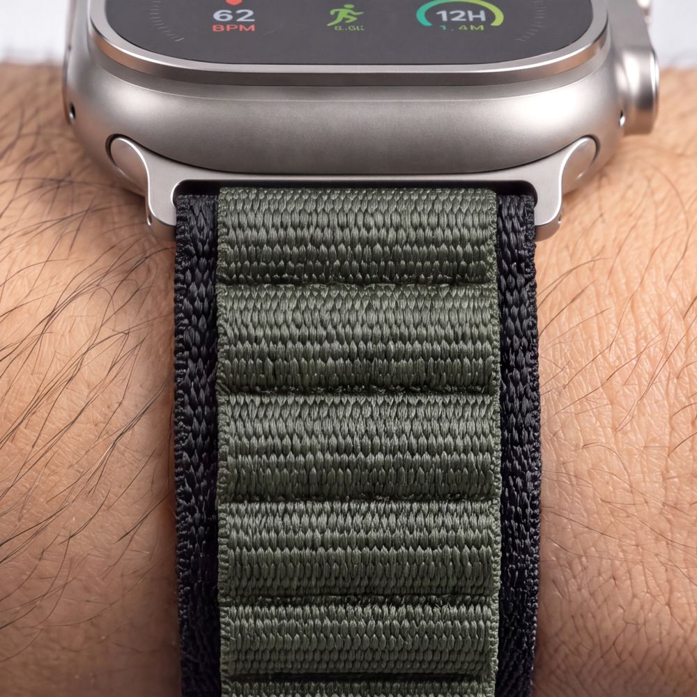 Pasek Tech-Protect Nylon Pro na Apple Watch 44 / 45 / 46 / 49 mm - zielony_6