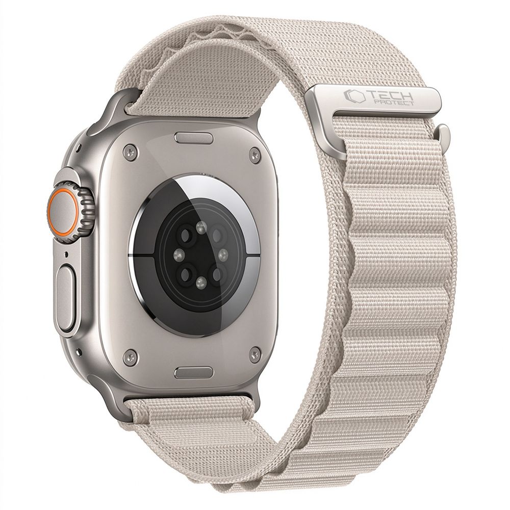 Pasek Tech-Protect Nylon Pro na Apple Watch 44 / 45 / 46 / 49 mm - beżowy_0