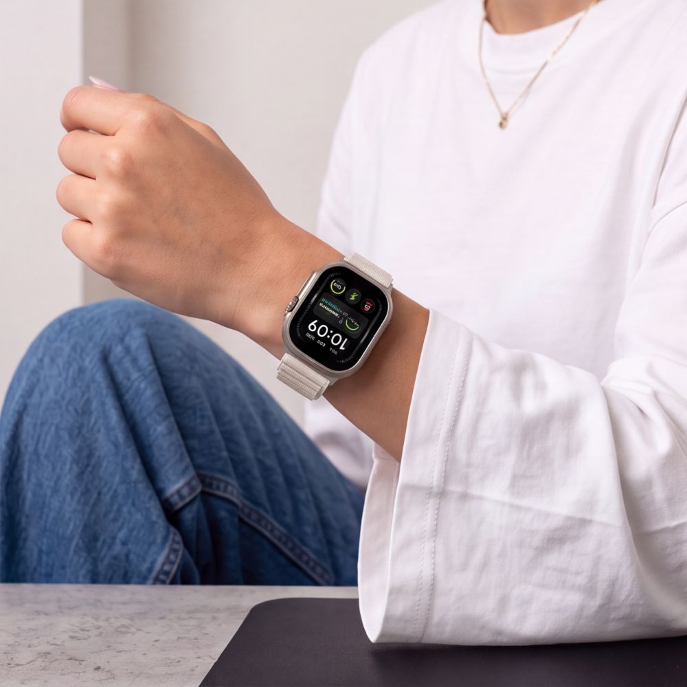 Pasek Tech-Protect Nylon Pro na Apple Watch 44 / 45 / 46 / 49 mm - beżowy_6