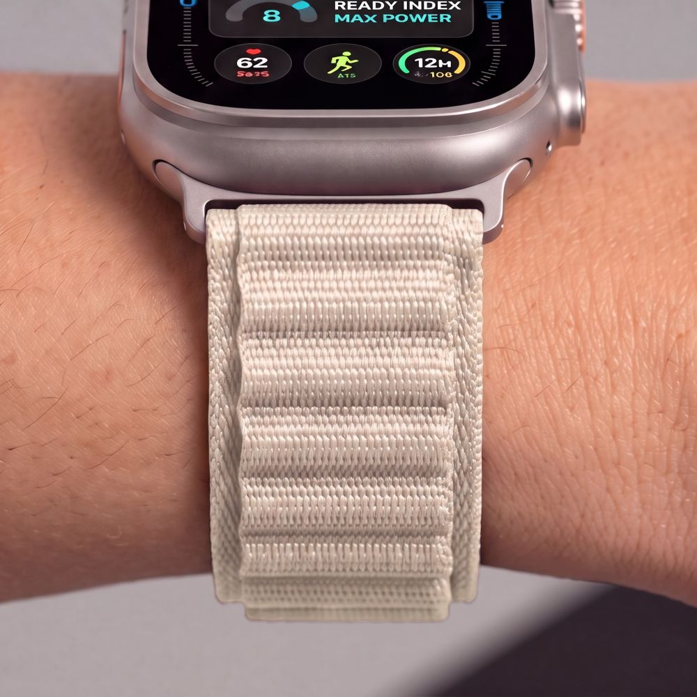 Pasek Tech-Protect Nylon Pro na Apple Watch 44 / 45 / 46 / 49 mm - beżowy_7