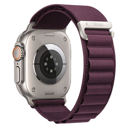 Pasek Tech-Protect Nylon Pro na Apple Watch 44 / 45 / 46 / 49 mm - burgundowy_0