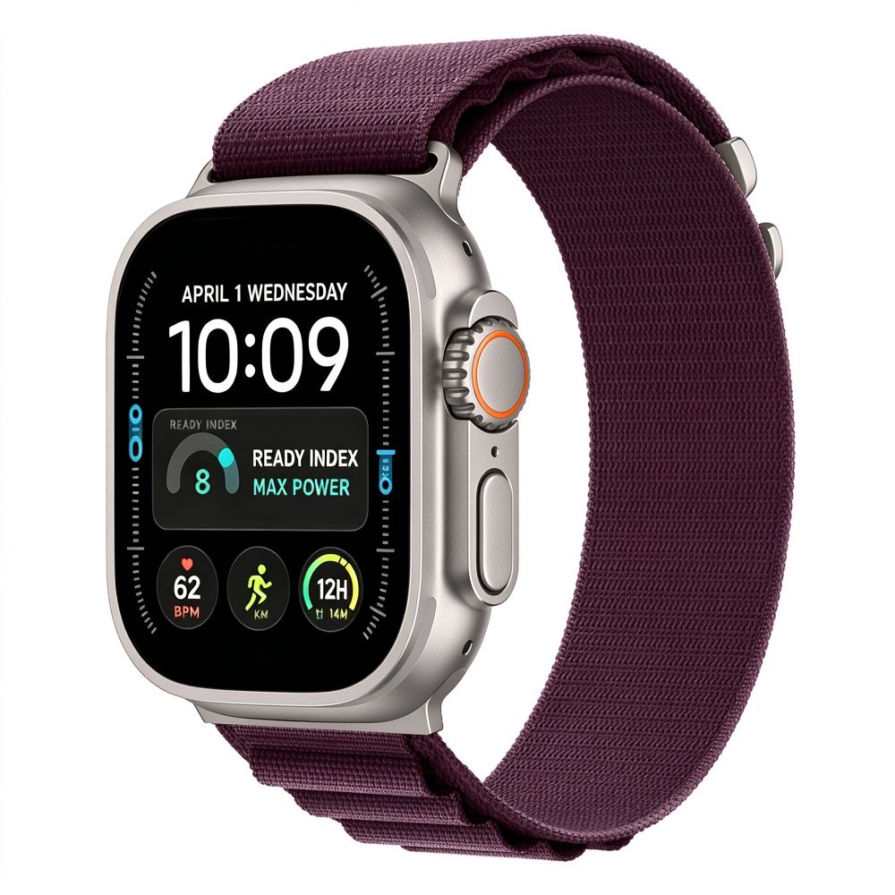Pasek Tech-Protect Nylon Pro na Apple Watch 44 / 45 / 46 / 49 mm - burgundowy_1