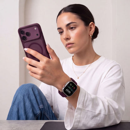 Pasek Tech-Protect Nylon Pro na Apple Watch 44 / 45 / 46 / 49 mm - burgundowy_3