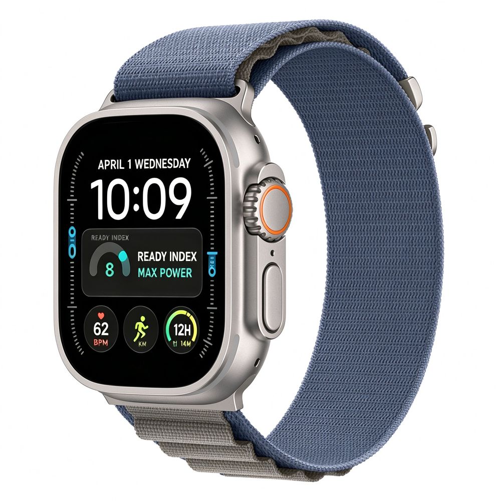Pasek Tech-Protect Nylon Pro na Apple Watch 44 / 45 / 46 / 49 mm - granatowo-szary_1
