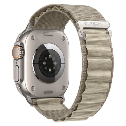 Pasek Tech-Protect Nylon Pro na Apple Watch 44 / 45 / 46 / 49 mm - beżowo-oliwkowy_0