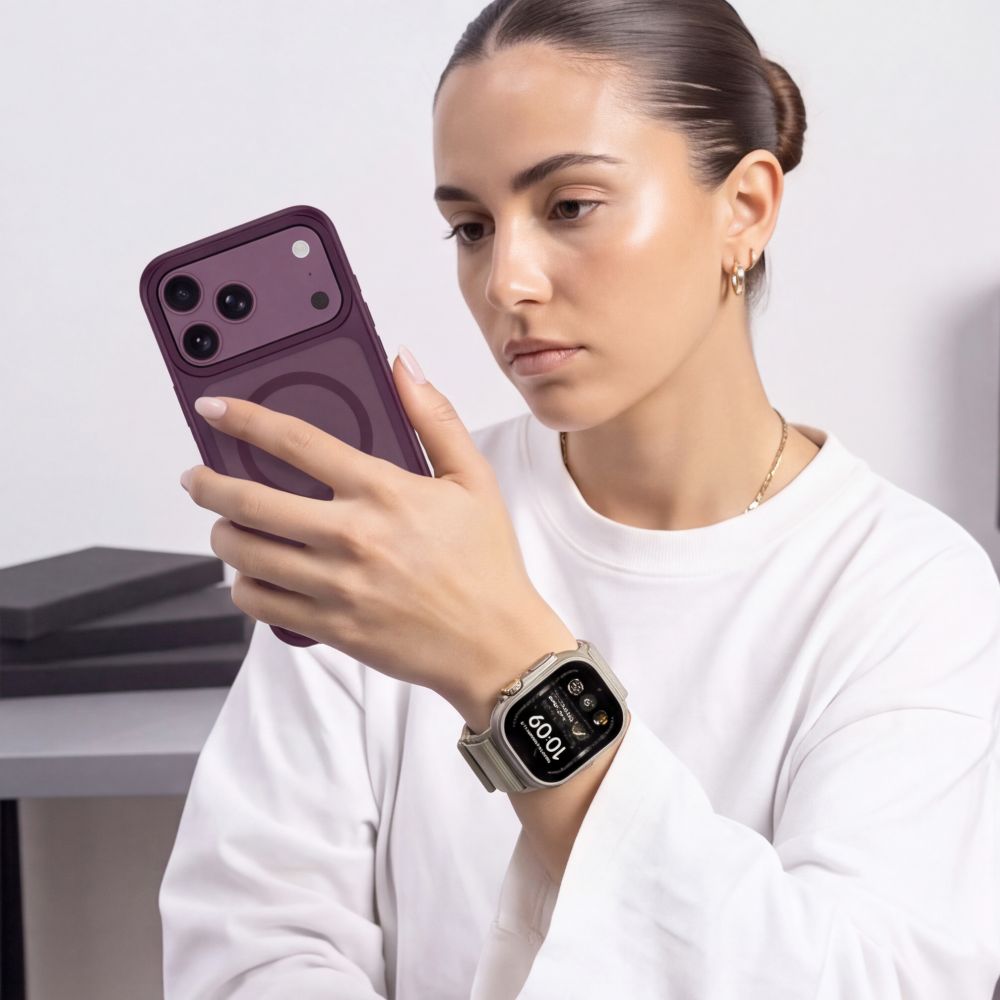 Pasek Tech-Protect Nylon Pro na Apple Watch 44 / 45 / 46 / 49 mm - beżowo-oliwkowy_3