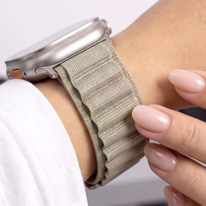 Pasek Tech-Protect Nylon Pro na Apple Watch 44 / 45 / 46 / 49 mm - beżowo-oliwkowy_7