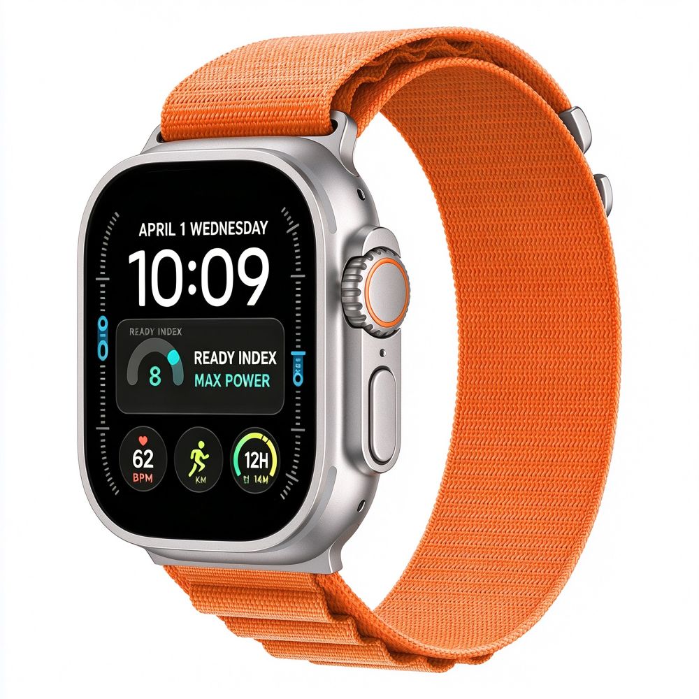 Pasek Tech-Protect Nylon Pro na Apple Watch 44 / 45 / 46 / 49 mm - pomarańczowy_1