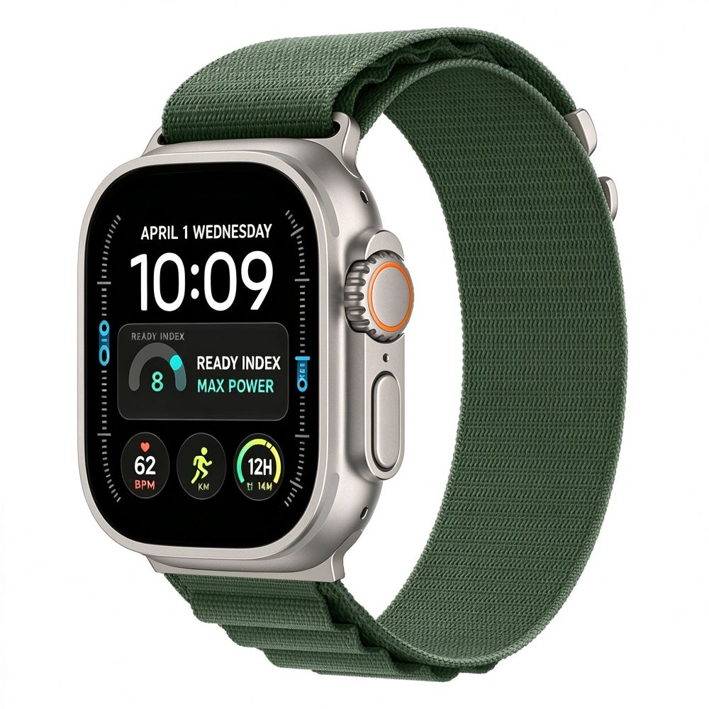 Pasek Tech-Protect Nylon Pro na Apple Watch 44 / 45 / 46 / 49 mm - ciemnozielony_1