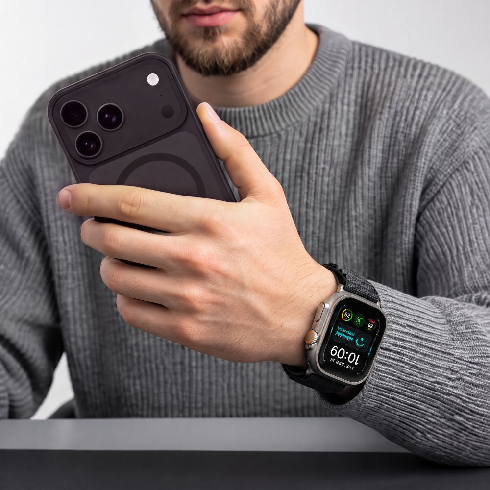 Pasek Tech-Protect Nylon Pro na Apple Watch 44 / 45 / 46 / 49 mm - czarny_3