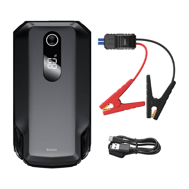 Powerbank / Baseus Super Energy Max Car Jump Starter, 20000mAh, 2000A, USB (Black)_8