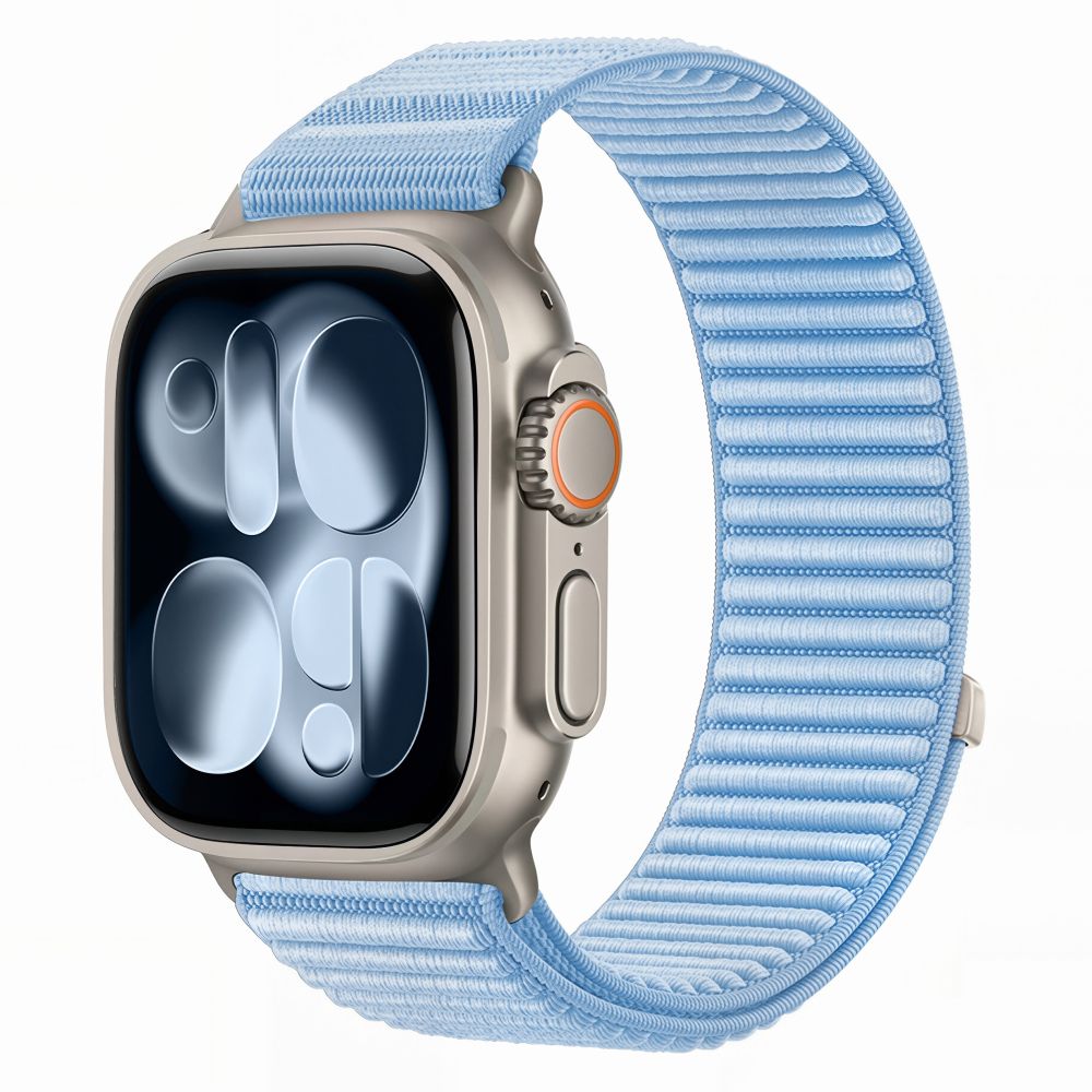 Pasek Tech-Protect NylonLoop na Apple Watch 40 / 41 / 42 mm - jasnoniebieski_0