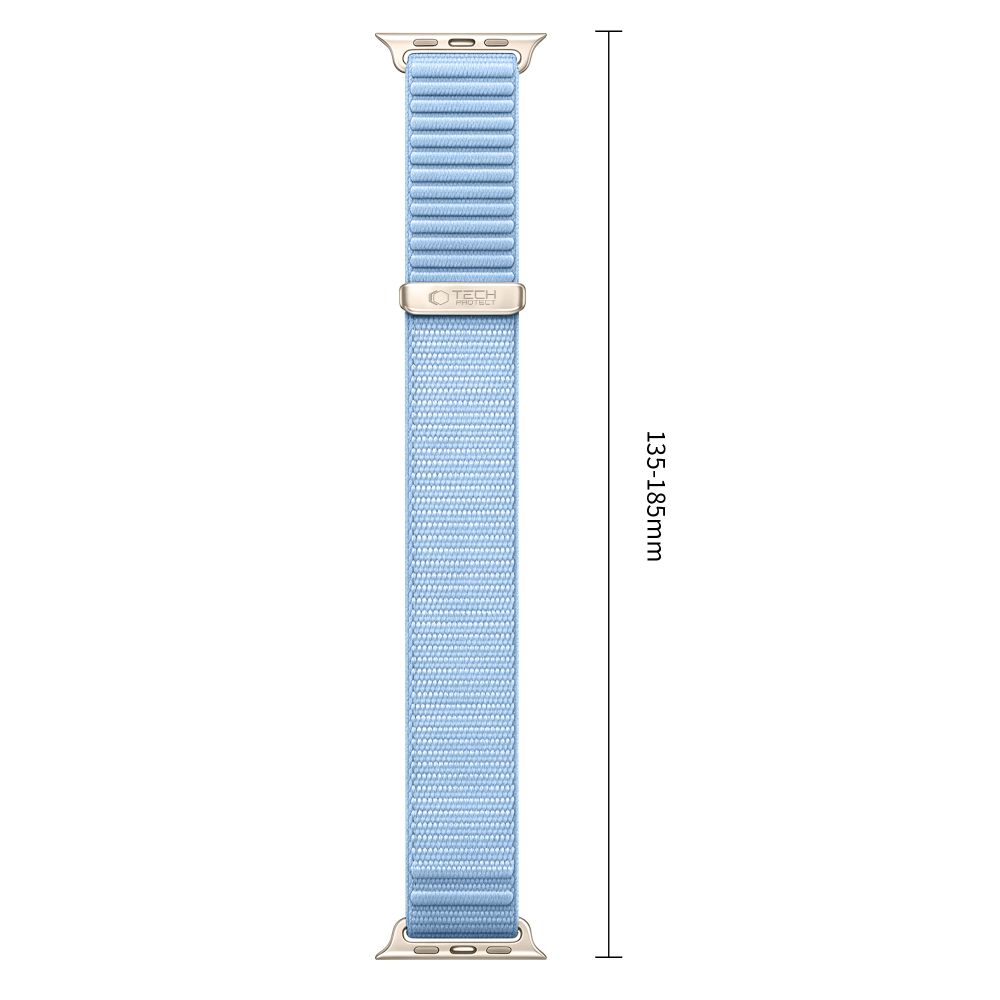 Pasek Tech-Protect NylonLoop na Apple Watch 40 / 41 / 42 mm - jasnoniebieski_2