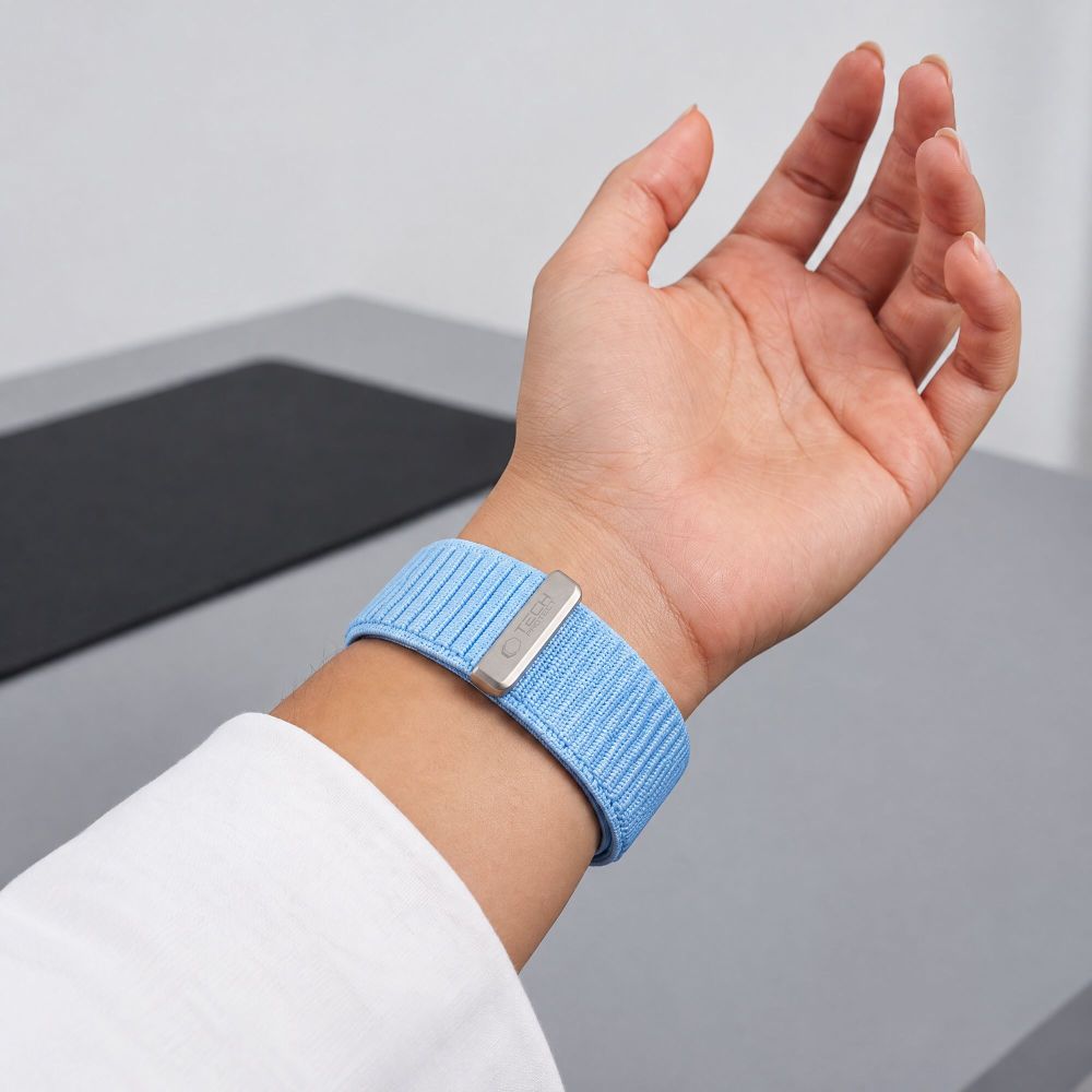 Pasek Tech-Protect NylonLoop na Apple Watch 40 / 41 / 42 mm - jasnoniebieski_4