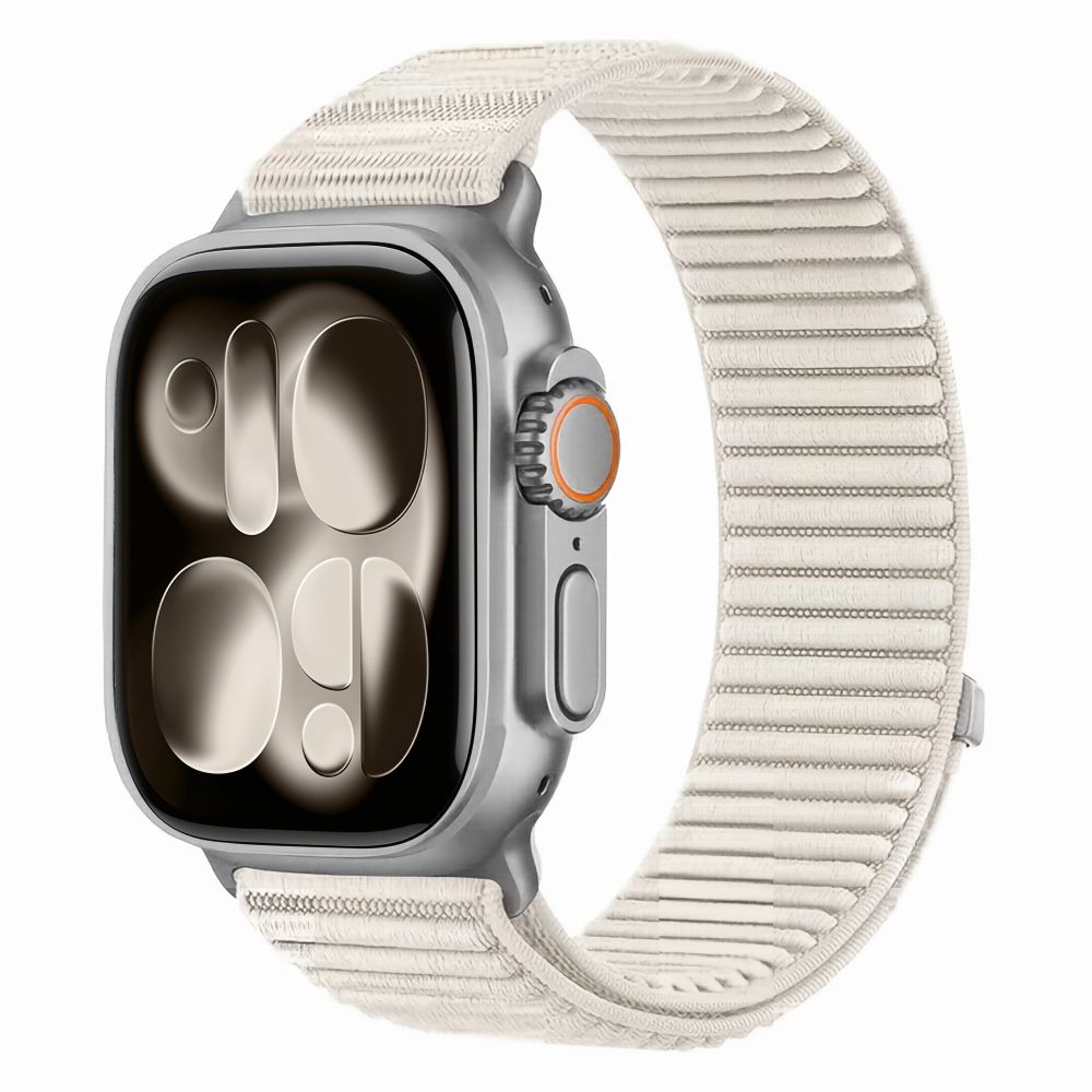 Pasek Tech-Protect NylonLoop na Apple Watch 40 / 41 / 42 mm - beżowy_0