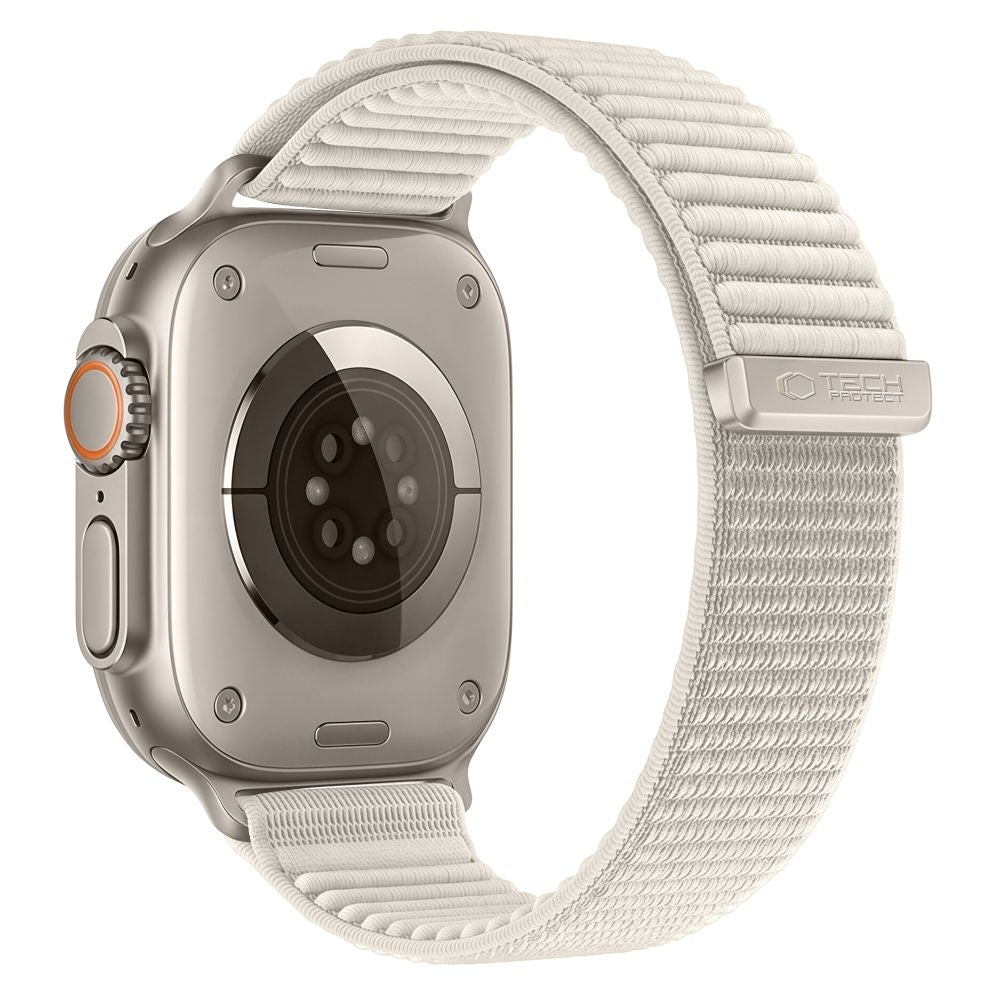 Pasek Tech-Protect NylonLoop na Apple Watch 40 / 41 / 42 mm - beżowy_1