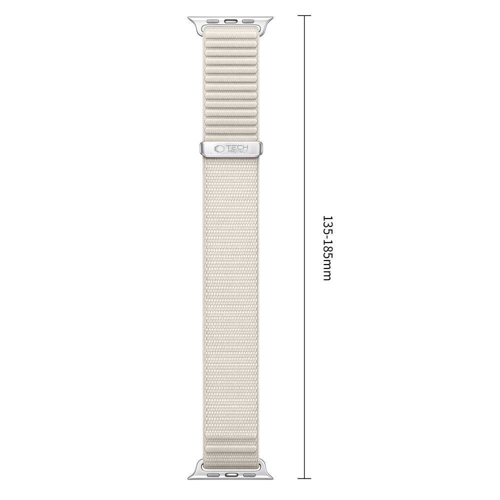 Pasek Tech-Protect NylonLoop na Apple Watch 40 / 41 / 42 mm - beżowy_2