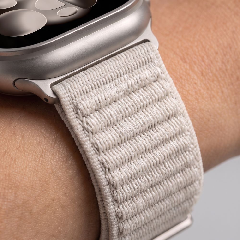 Pasek Tech-Protect NylonLoop na Apple Watch 40 / 41 / 42 mm - beżowy_6