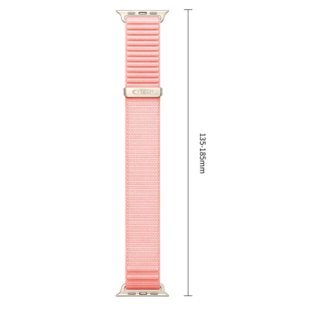 Pasek Tech-Protect NylonLoop na Apple Watch 40 / 41 / 42 mm - różowy_2