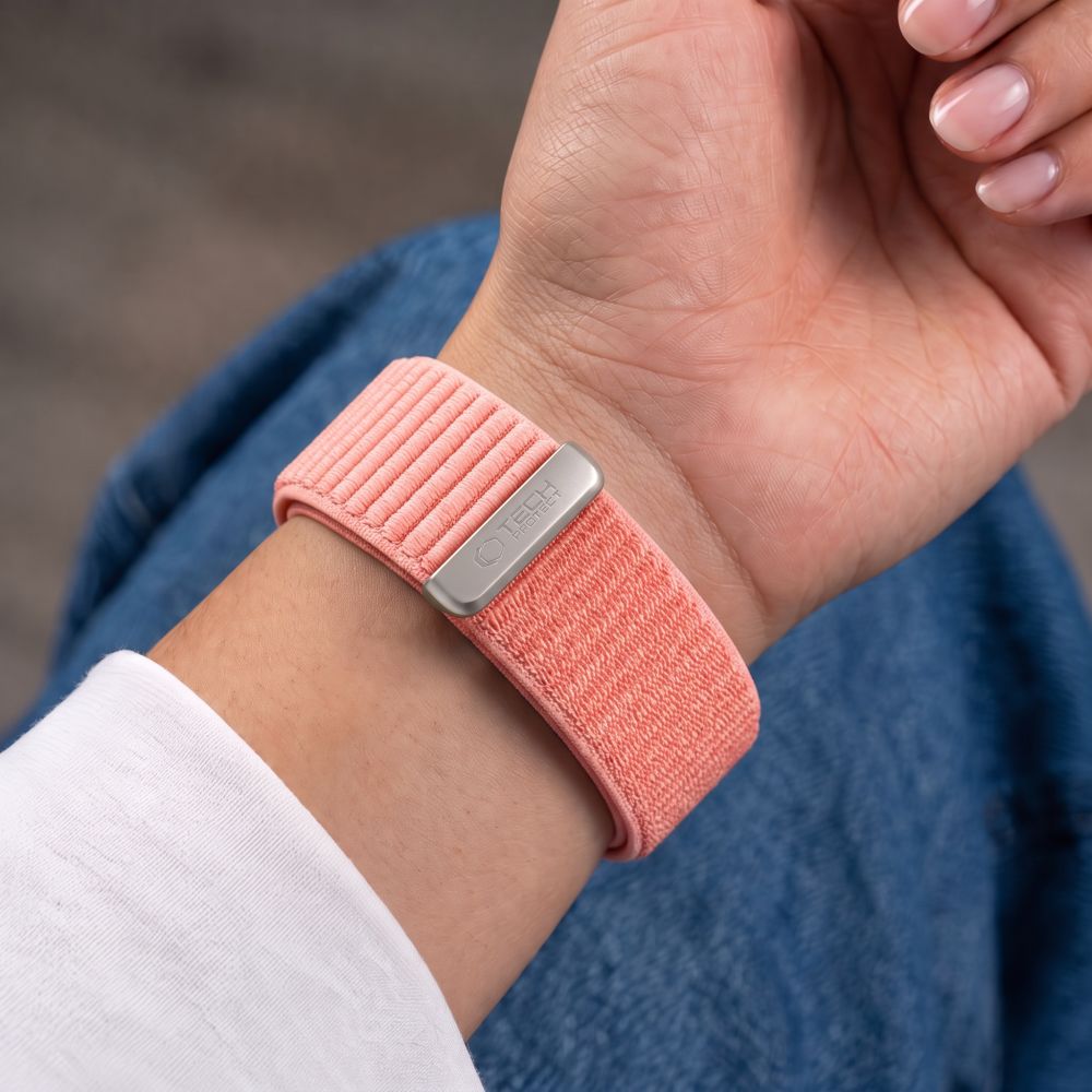 Pasek Tech-Protect NylonLoop na Apple Watch 40 / 41 / 42 mm - różowy_4